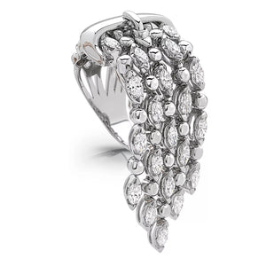 Bella - Ring, White Gold, Diamonds