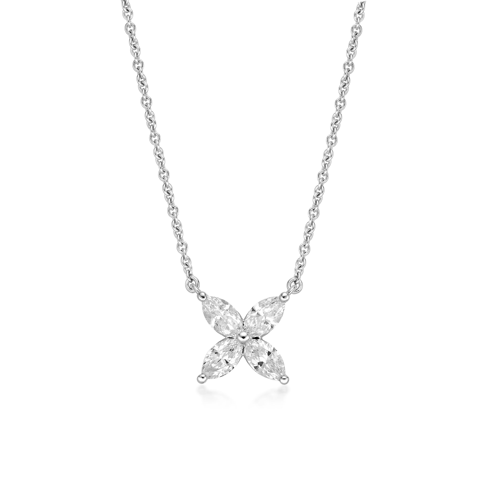 Fluerrette Diamond Pendant